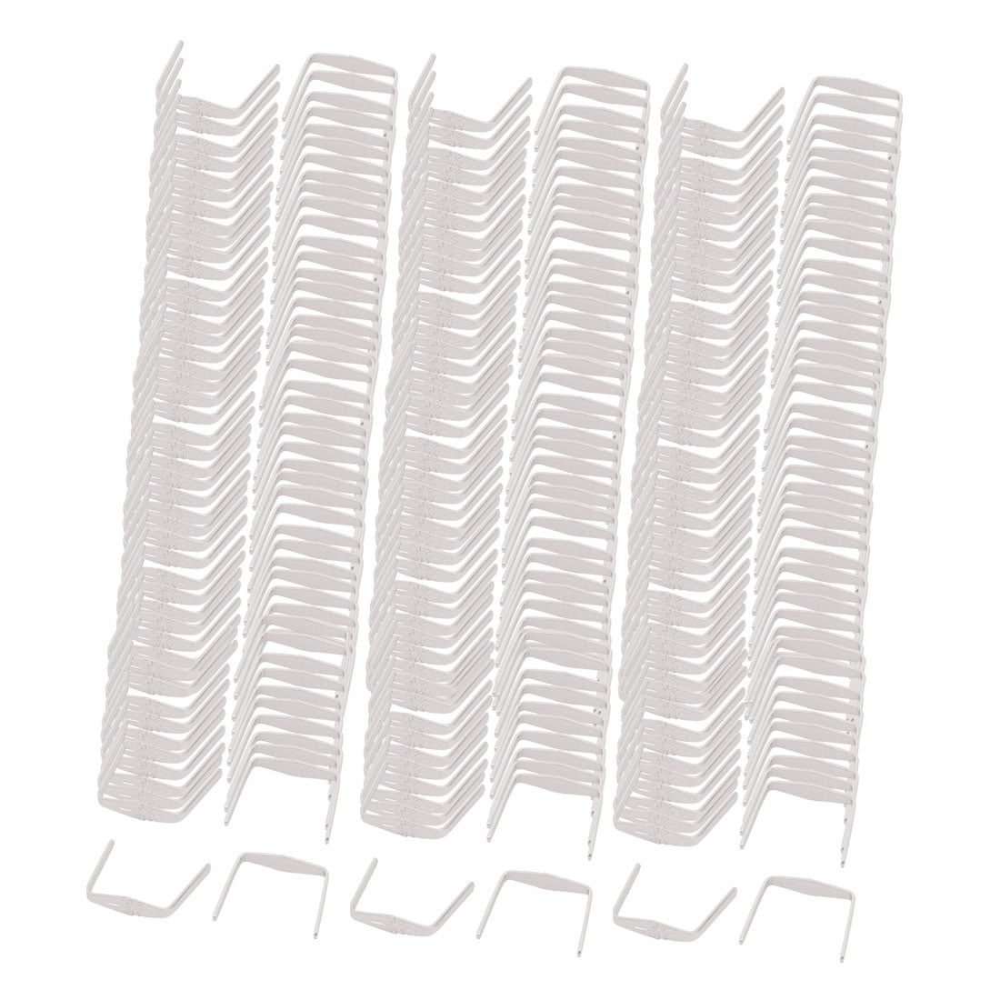 100Pcs Silver Tone 32mm Length Chandelier Connector Clip for Fastening Crystal