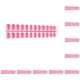 thumbnail image 3 of Guardurnaity 24 piezas de uñas postizas de ataúd en forma cuadrada de longitud media Artificial DIY único Colorfast Nail para salones de manicura treinta y tres 10Conjunto, 3 of 6