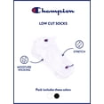 thumbnail image 5 of Champion Girls Lightweight Performance+ Kid Ruffle Low Cut Socks, 10 Pack, Sizes S–L, 5 of 5