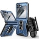 thumbnail image 1 of Funda VEGO para Samsung Galaxy Z Flip 6 con clip para cinturón, color azul, 1 of 9