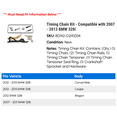 thumbnail image 2 of Timing Chain Kit - Compatible with 2007 - 2013 BMW 328i 2008 2009 2010 2011 2012, 2 of 2