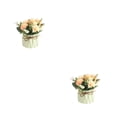 thumbnail image 3 of Advancent Flores artificiales Florero de cerámica Plantas de hortensias falsas Jardinera de interior Type1 NO1, 3 of 6