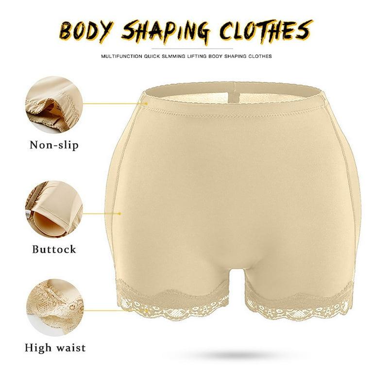 Shapewear Shorts for Women Tummy Control Lace Hem Extra Firm Underpants  High Waisted Spanx Shapewear Boy Shorts