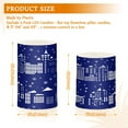 thumbnail image 6 of Winter Themed Cities Night Set of 2 Flameless LED Candles Remote and Timer Indoor Outdoor, 6 of 7