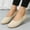 Beige, variant on Leesechin Flat Shoes for Women Womens Solid Color Round-Toe Flats Shoes Lightweight Soft Sneakers Casual Shoe