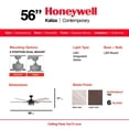 thumbnail image 3 of Honeywell Kaliza 56-Inch Espresso Bronze Indoor LED Ceiling Fan with Remote, 3 of 11