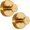 CC5 Gold, variant on Suction Cup Hooks for Shower/Bathroom Heavy Duty Removable for Towels, Robes, Loofah - No Drill Stainless Steel Hooks for Glass, Mirror, Tile, Kitchen (2-Pack)