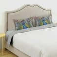 thumbnail image 5 of GZHJMY Satin Pillowcase for Hair and Skin Breathable Slip-Cool, Wrinkle-Resistant Soft and Smooth 20x26In Single Side Envelope Opening Without Zipper Peacock Colorful, 5 of 7