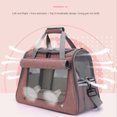 thumbnail image 2 of Pet Carrier Transparent Mesh for Medium and Small Cats Soft-Sided Pet Carrier Dog Carriers with Safety Zippers, 2 of 6