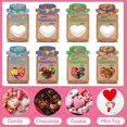 thumbnail image 7 of 60 Pack Stand-Up Valentines Day Cards with Candy Bags, Upgraded Mason Jar Shaped Cards with Heart Window, Valentines Treat Bags for Personalized Gifts, 7 of 7