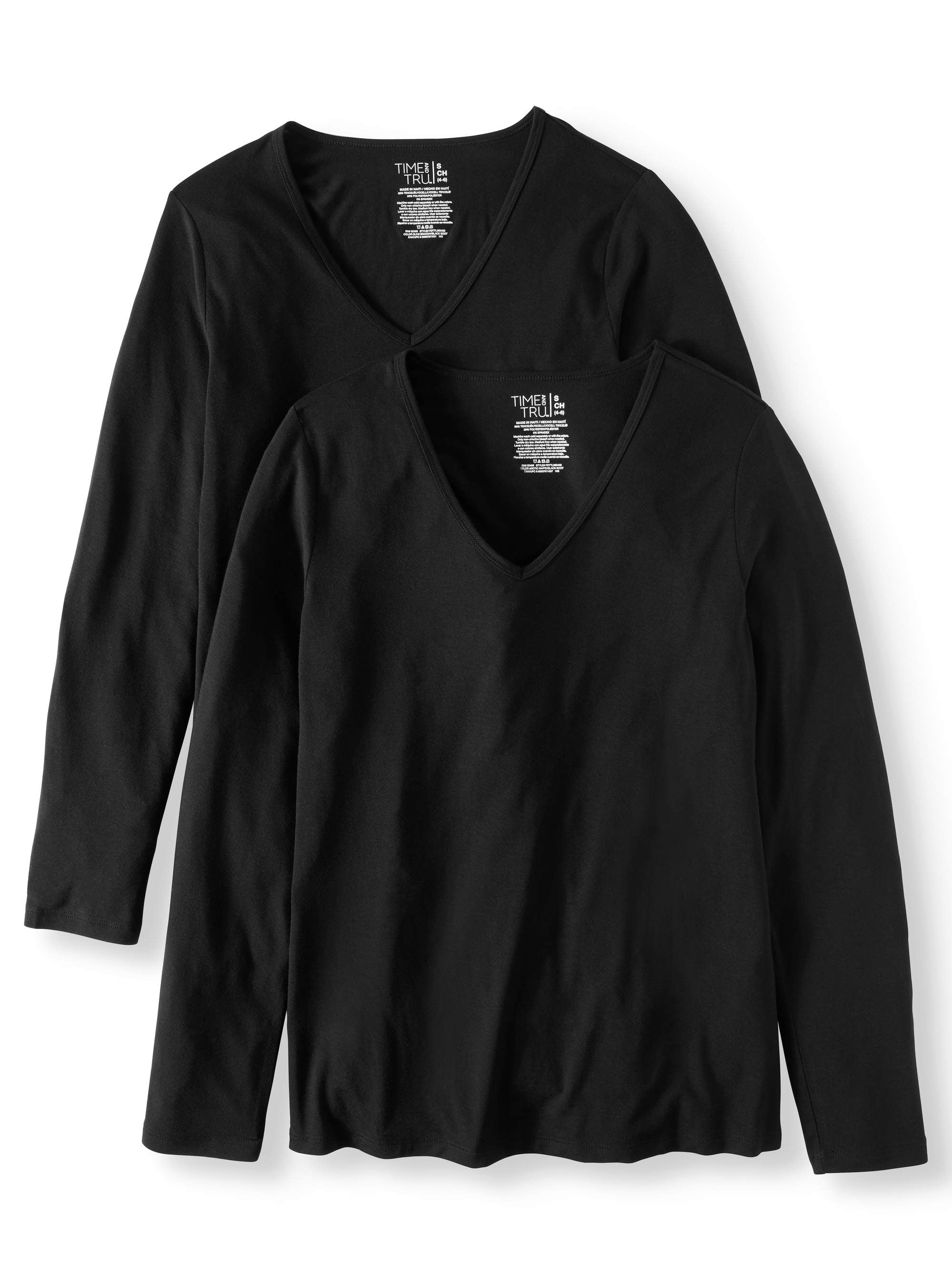 Tt Ls V Neck - Walmart.com