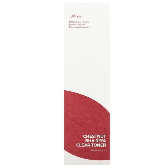 Isntree Chestnut BHA 0.9% Clear Toner, 200ml / 6.76 fl. oz.