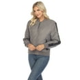 thumbnail image 2 of White Mark Blouson Bombardier Matelassé pour Femme, 2 of 7