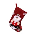 thumbnail image 1 of Kearding Rejilla Medias de Navidad Embalaje de regalo Calcetines Dulces Frutas Titular Decoración para el hogar Árbol de Navidad Goodie Bag Colgante Kits de decoración para fiestas Papá Noel Kearding HA069611-01, 1 of 6