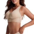 thumbnail image 6 of Bras for Women No Underwire Lifting Bra Cotton Bra for Women Older Womens Bras Comfort Bras Sleep Bras Push up Bra T-shirt Bras for Ladies Wireless Bras with Support and Lift,Beige,3XL, 6 of 9