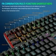 kosheko Russian Language Wired Illuminated Keyboard Mechanical Sense Gaming Keyboard Gaming