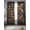 Black, variant on Boho Yellow Flowers Sheer Curtains 96 Inch Length 2 Panels Set, Spring Abstract Watercolor Floral Leaf Voile Window Treatment Semi Sheer Long Curtains Drapes for Bedroom/Living Room/Kitchen 52"x96"x2