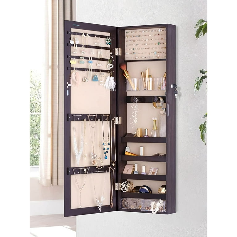 Jewelry Cabinet. Jewelry Organizer. Make up Box.armoire. Wall Mount Cosmetics  Organizer.jewelry Case. 
