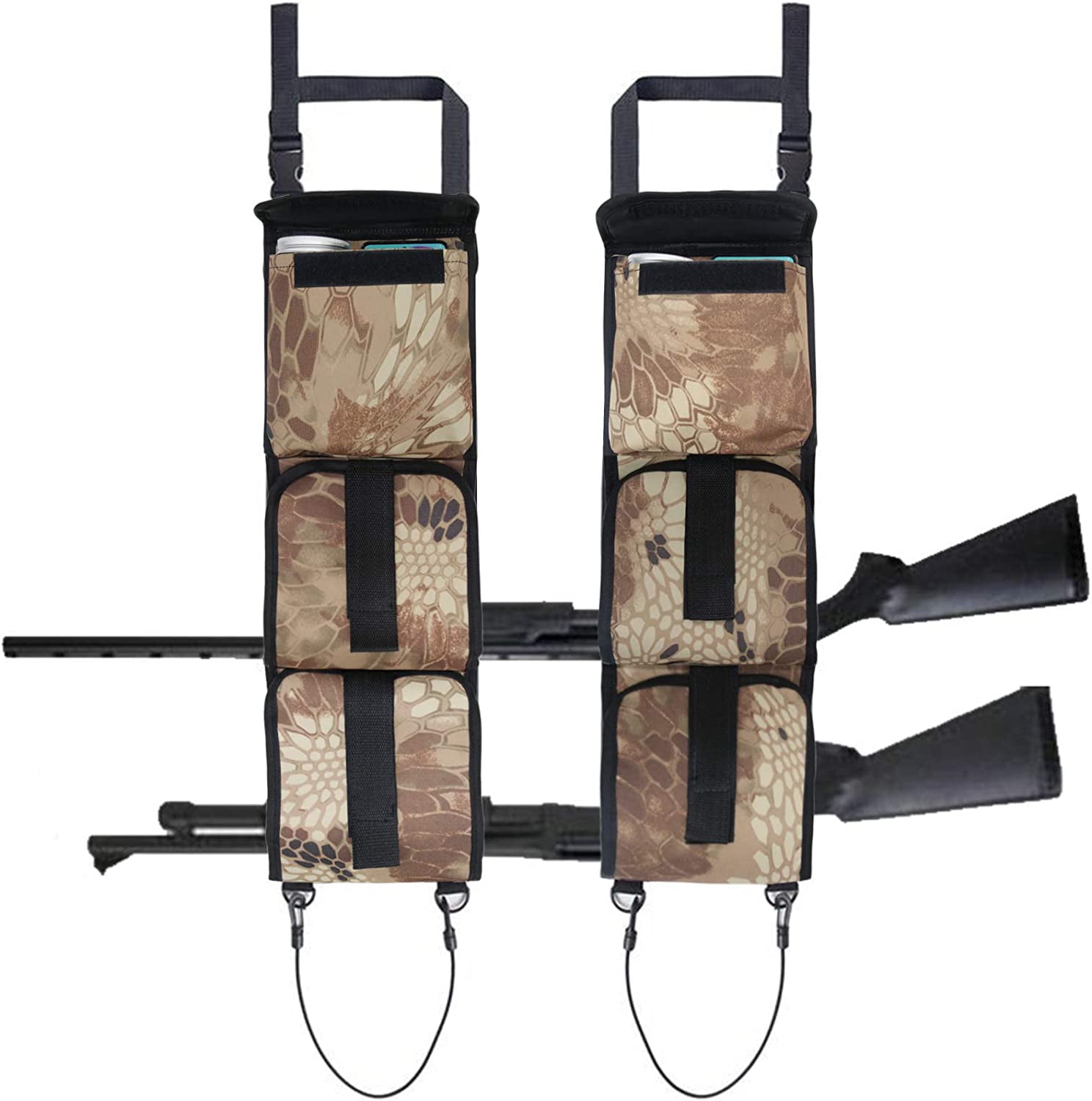 Gun Rack Front Seat Storage Gun Sling Bag Car Seat Back Shotgun Rifle