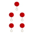 thumbnail image 2 of Advancent Llavero colgante flexible cómodo encantador llaveros adorables llaveros mujeres para niños adultos ancianos estudiantes rojo 9cm Type2 NO2 Advancent CBP347293, 2 of 3