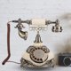 thumbnail image 5 of Teléfono antiguo de bronce con dial giratorio, auricular de escritorio para llamadas en casa, oficina y hotel, 5 of 15