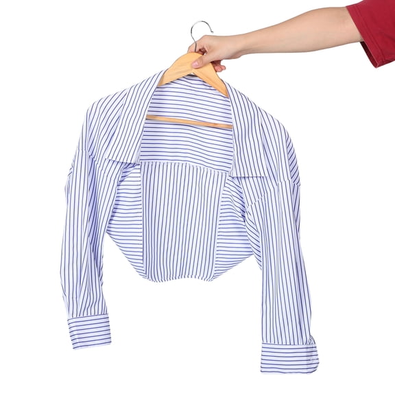 OFFIGAM Trendy Summer Cardigan for Women Blue Polyester Open Front Lightweight 1Pack
