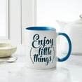 thumbnail image 4 of CafePress - Enjoy The Little Things - 11 oz Ceramic Mug - Novelty Coffee Tea Cup, 4 of 4