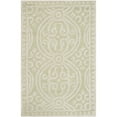 thumbnail image 3 of SAFAVIEH Cambridge Leslie Geometric Wool Area Rug, Light Green/Ivory, 8' x 10', 3 of 11