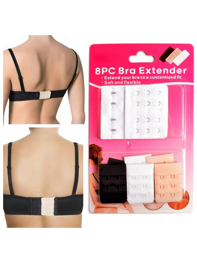 crane ratio Push 8 Pc Bra Extender Strap Extension Hooks Back Adjustable Assorted Sizes 3 Colors - Walmart.com crane ratio Push 8 Pc Bra Extender Strap Extension Hooks Back Adjustable Assorted Sizes 3 Colors - Walmart.com