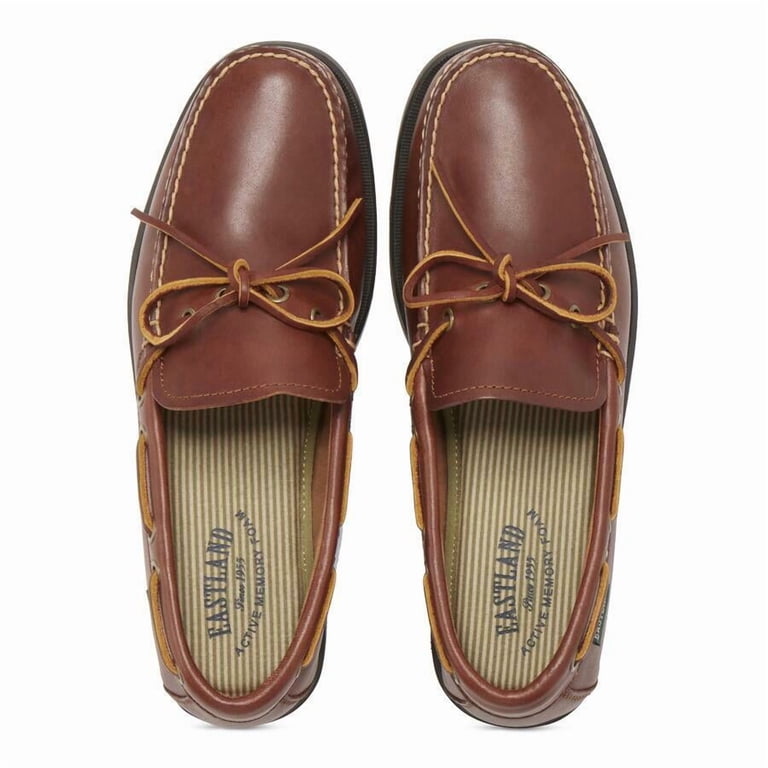 Eastland Mens Yarmouth Leather Square Toe Loafers Tan 11 
