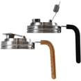 thumbnail image 1 of 2 Pcs Couvercle Verseur en Acier Inoxydable pour Bocaux Mason à Grand Ouverture avec Poignée, Couvercles Réutilisables pour Bocaux Mason à Grand Ouverture Sans Rouille Étanche pour la Maison pour la Fermentation des Fruits et Boissons, 1 of 7