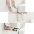 thumbnail image 6 of Toddler Non Slip Socks, Cute Baby Socks with Grips Crew Socks 5 Pairs, 6 of 6