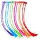 thumbnail image 1 of Hair extensions children, 12-pack hair extensions, hair extension attachments with snap fastener, birthday party favors 33 cm, 1 of 5