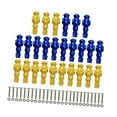 thumbnail image 3 of DimyFew 26 Pieces Table Soccer Men Repair Parts Football Machine Accessories Blue Yellow, 3 of 9