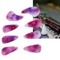 thumbnail image 4 of Guzheng Finger Picks, Smoothly Appearance Silicone  Fine Workmanship 8Pcs Non Deformable Guzheng Nail Picks  For Replacement Mountain Color,Jadestone Color,Peach Color,Tides, 4 of 8
