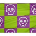 thumbnail image 4 of oneOone Polyester Lycra Light Green Fabric Skull Sewing Material Print Fabric By The Yard 56 Inch Wide, 4 of 4