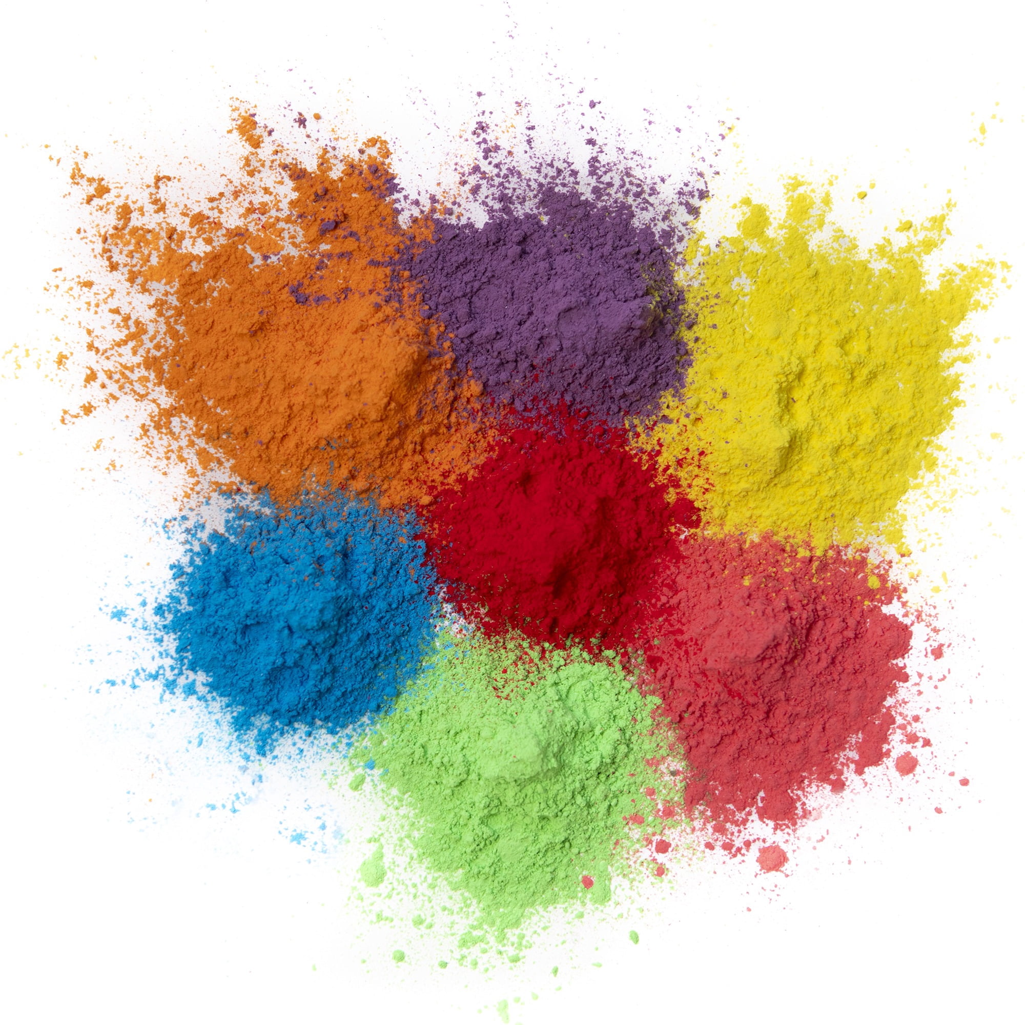 Kulture Khazana All Natural, Washable, Biodegradable, Holi Non-Toxic Color Powder 100gm Pack of 20, Perfect for Color Play