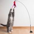 thumbnail image 4 of Juguete interactivo para gatos con cabeza de repuesto de plumas, 3 uds., 4 of 5