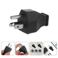 thumbnail image 4 of 3pcs Electric Plugs Replacement Plugs 3 Prong Electrical Plug Extension Cord Ends (US Plug), 4 of 10