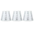 thumbnail image 2 of 3pcs Exquisite Cloth Lampshade Soft Light Clip On Installation Modern Fabric Lamp Shades For E14 Bulb Chandelier Table Lamp, 2 of 8