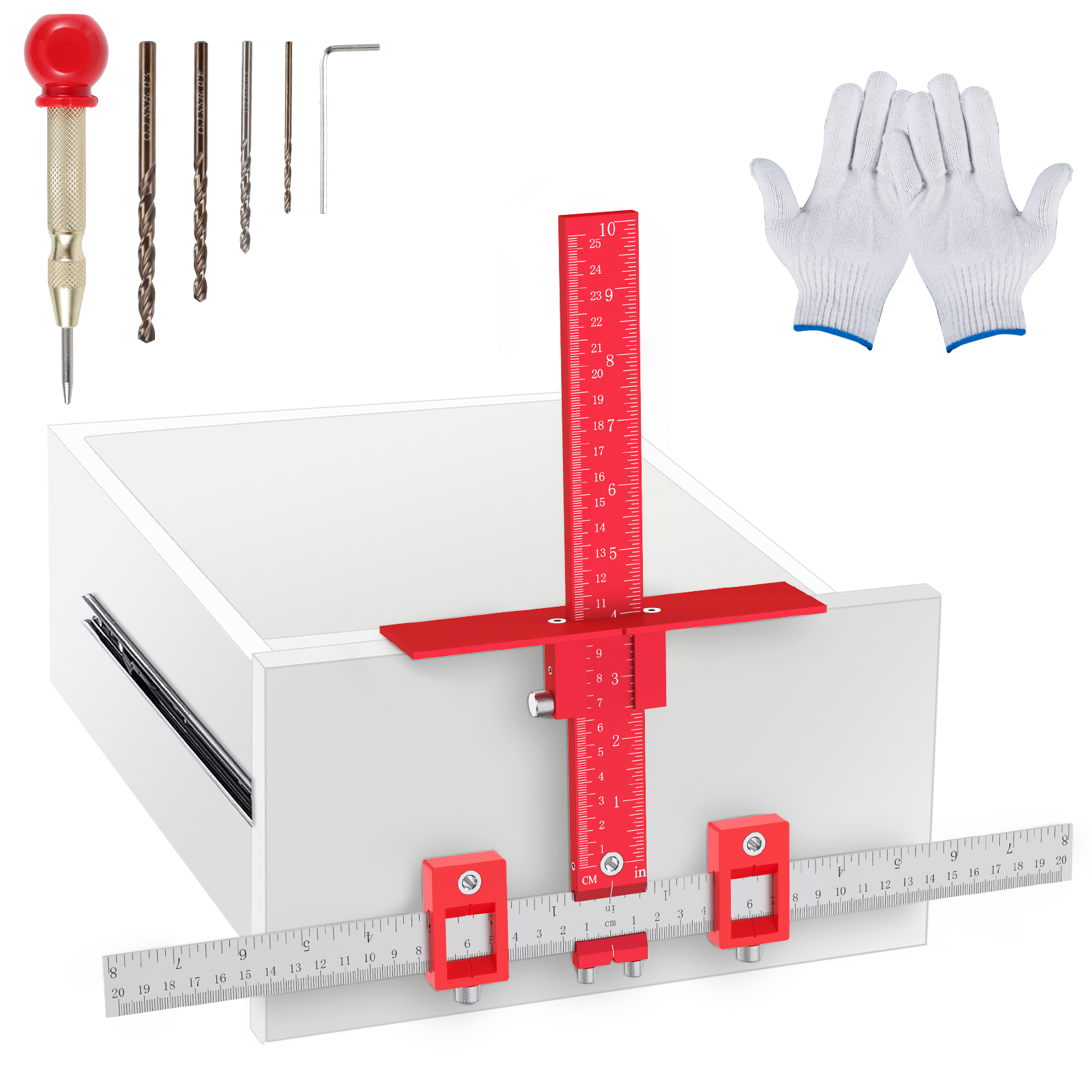 Hardware Jig High Precision Metal Drilling Guide Detachable