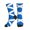 2 Black-2, variant on Women's Men's Scottish Flag Colorful Novelty Pattern Crew Athletic Socks