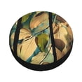 thumbnail image 3 of Multi-Size Car Tire Dust Cover Sunscreen, Corrosion, Dust And Water Keep Spare Tires Clean Abstract Leaves (1) 17 Inch, 3 of 8