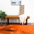 thumbnail image 5 of Pemberly Row Mid-Century Modern Rectangular Genuine Leather Bench in Tan, 5 of 5