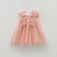 thumbnail image 3 of Hotiary Baby Girls Tulle Tutu Dress Butterfly Sundress Formal Rainbow Dress Fluffy Dresses Infant Toddler Girls Princess Dress for 3 Months-4 Years, 3 of 8