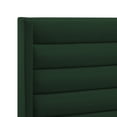 thumbnail image 6 of Montez Upholstered Velvet Twin XL Wingback Platform Bed, Green, 6 of 7
