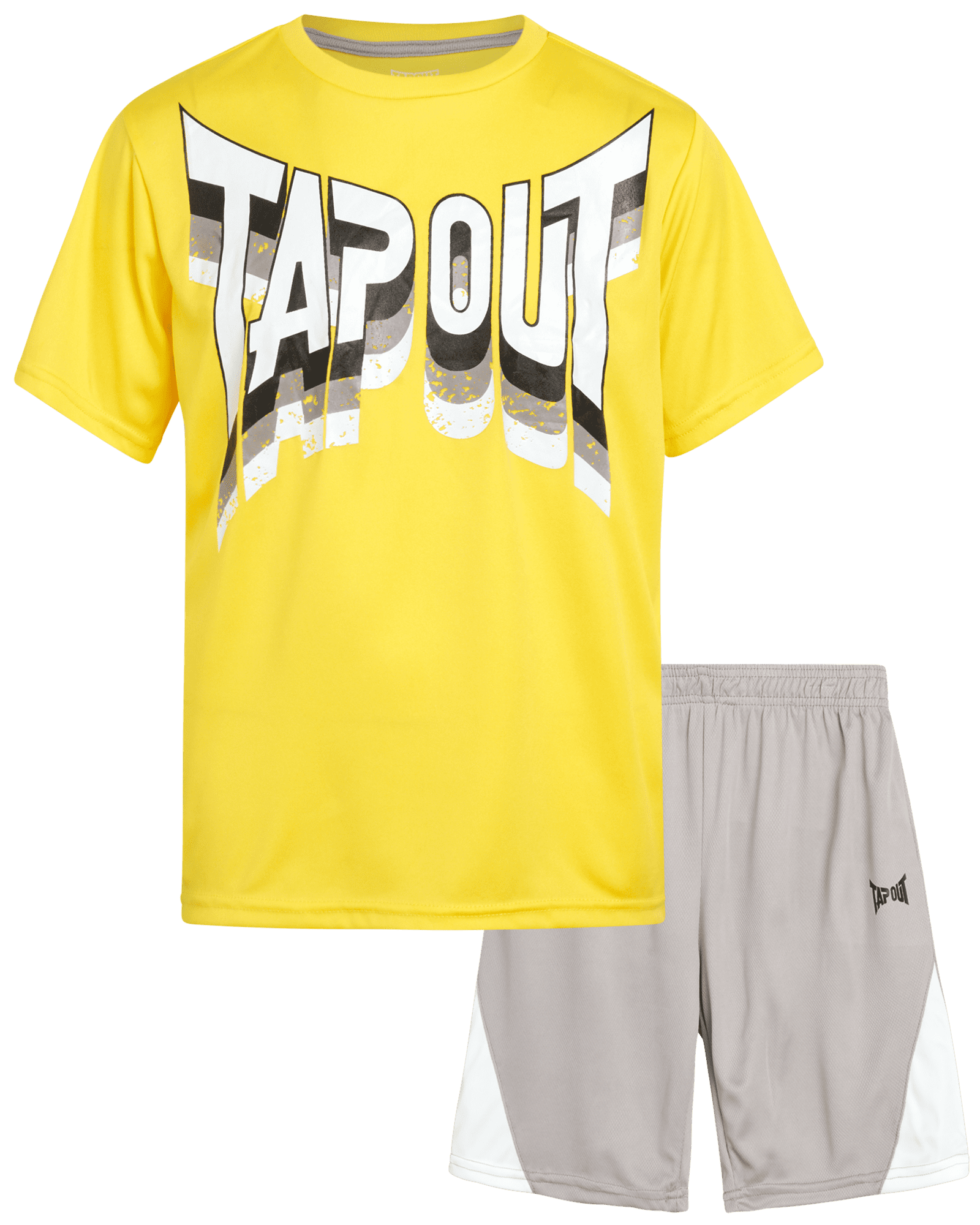 TAPOUT Boys' Active Shorts Set 2 Piece Short Sleeve TShirt and