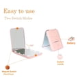 thumbnail image 6 of Jimin Pocket Mirror, 1X/3X Magnification LED Compact Travel Makeup Mirror with Light for Purse, 2-Sided, Portable, Folding, Handheld, Small Lighted Mirror for Gift, 6 of 6