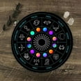 thumbnail image 4 of Round Rubber Pendulum Board Dowsing Divination Board Metaphysical Message Board, 4 of 21