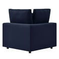 thumbnail image 5 of Modular Lounge Sofa Corner Chair, Blue Navy, Fabric, Modern Contemporary, Outdoor Patio Balcony Cafe Bistro Garden Furniture Hotel Hospitality, 5 of 6